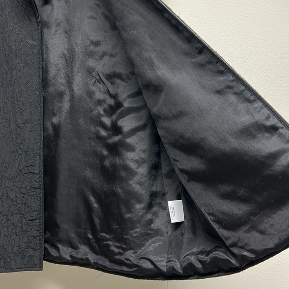 Eileen Fisher | Silk Embroidered Vest Black Quilted S - Picture 10 of 13